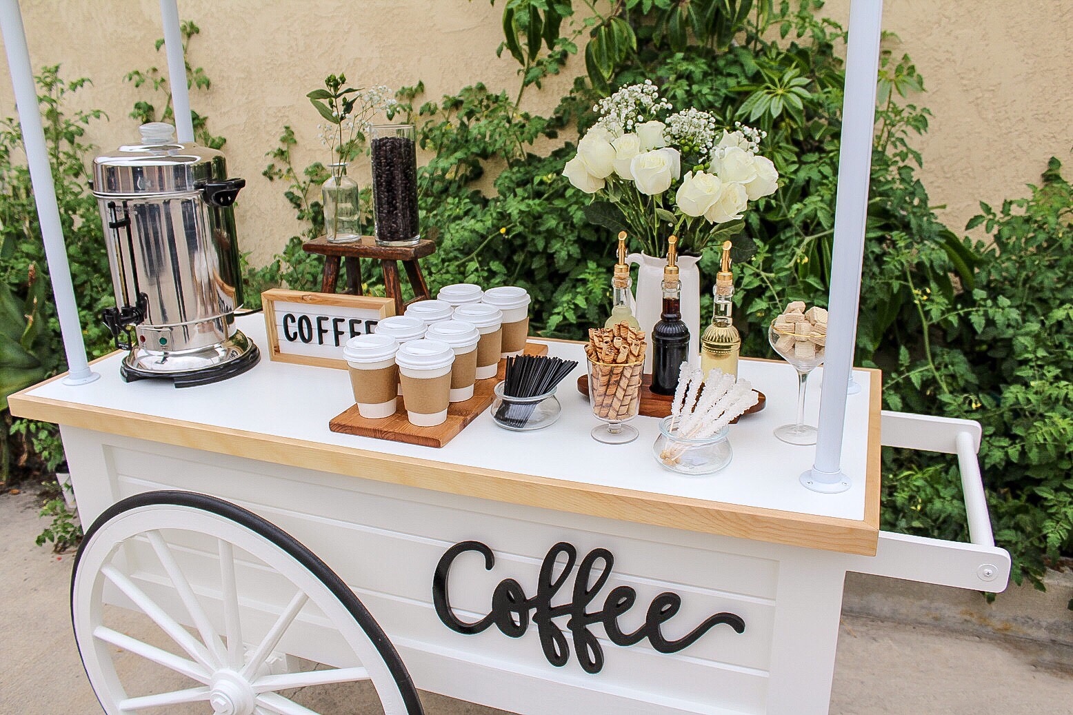 Coffee Cart The Typsy Gypsy Bar Mobile Coffee Cart SoCal